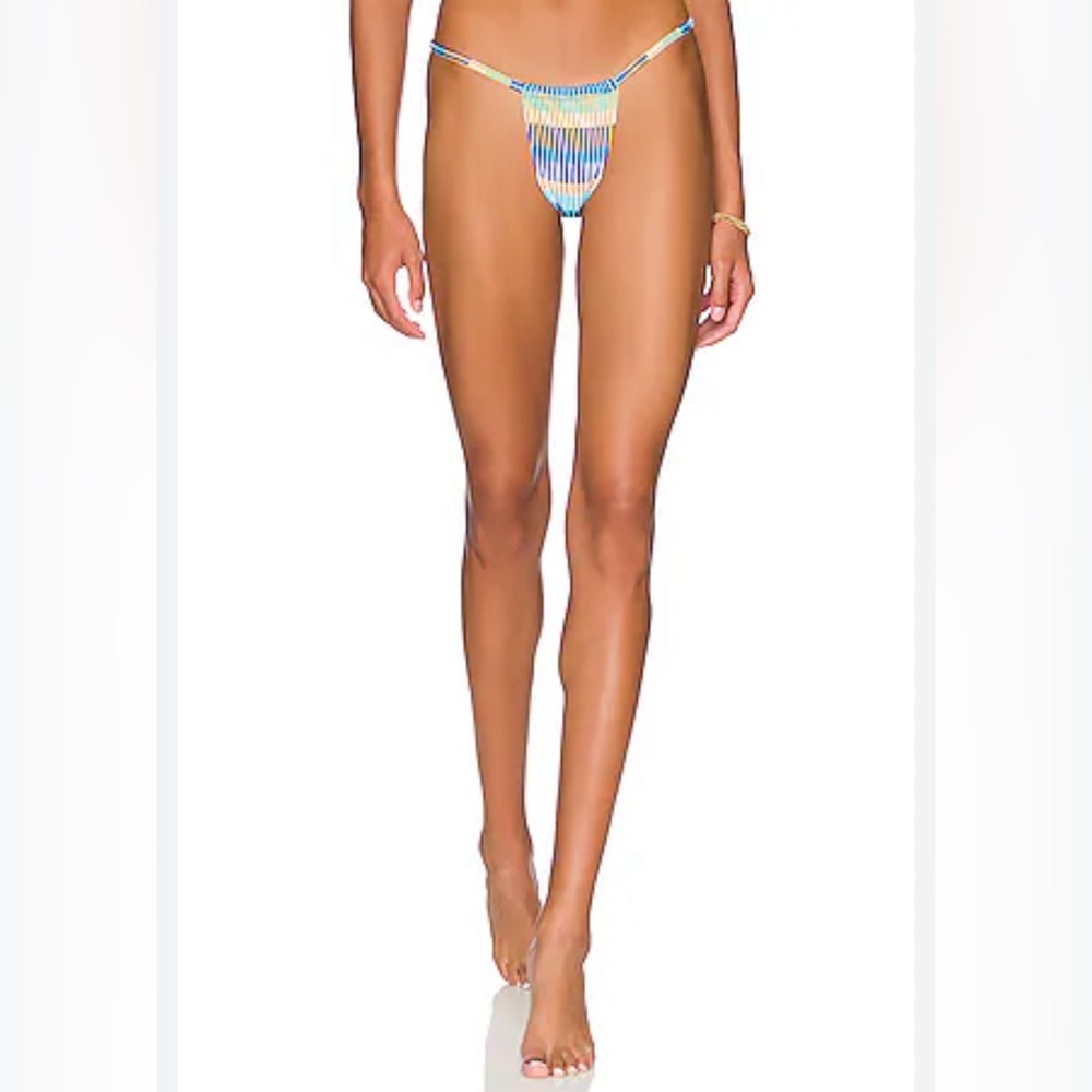 NWT Solid & Striped Multicolor Raine Bikini Bottom - Picture 3 of 8